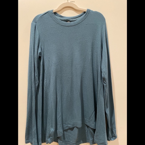 Athleta Girl Teal Up For Anything Long-sleeve Shirt - Picture 1 of 7
